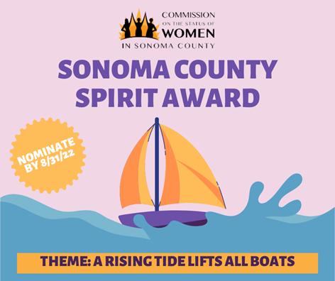 Commission on the Status of Women, Sonoma County Spirit Award