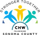 Sonoma County CHW Framework, Stronger Together logo